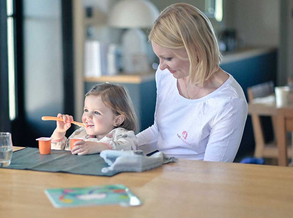 Service de préparation des petit-déjeuner, goûter, dîner pour enfants