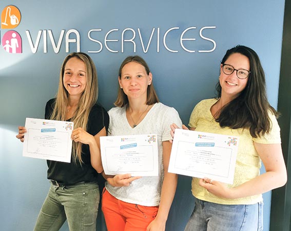 La formation initiale proposé par la franchise Vivaservices